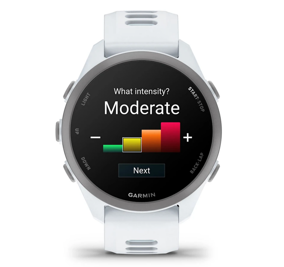 Forerunner® 170 Whitestone with Whitestone/Cloud Blue Band
