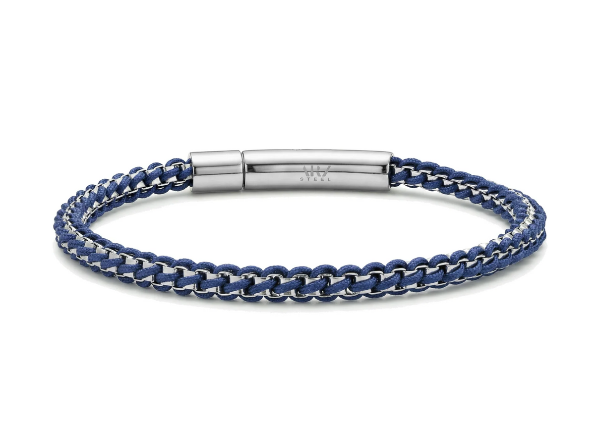 ROPE BOX LINK STEEL BRACELET