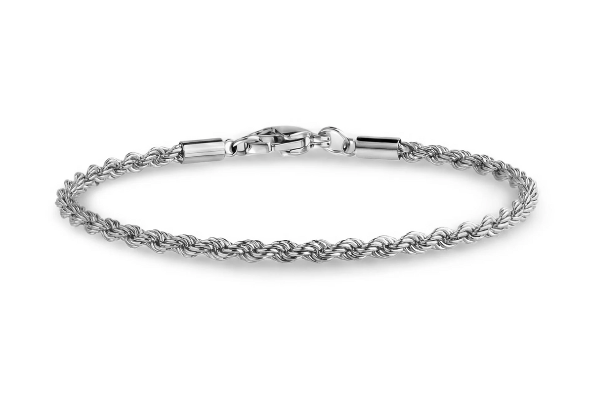 SLIM TWISTED ROPE BRACELET