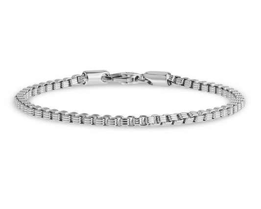 DESIGNED BOX LINK BRACELET