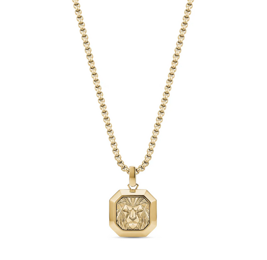 GILDED LION PENDANT
