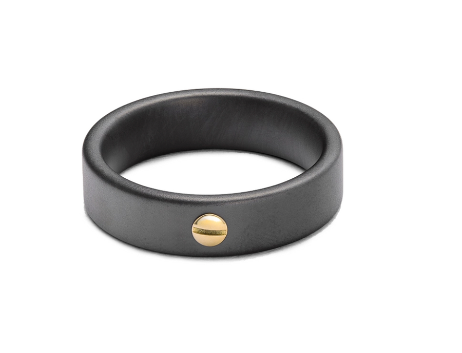 Baraka Cyborg Ceramic Gold Screw Ring AN372201GILU250000