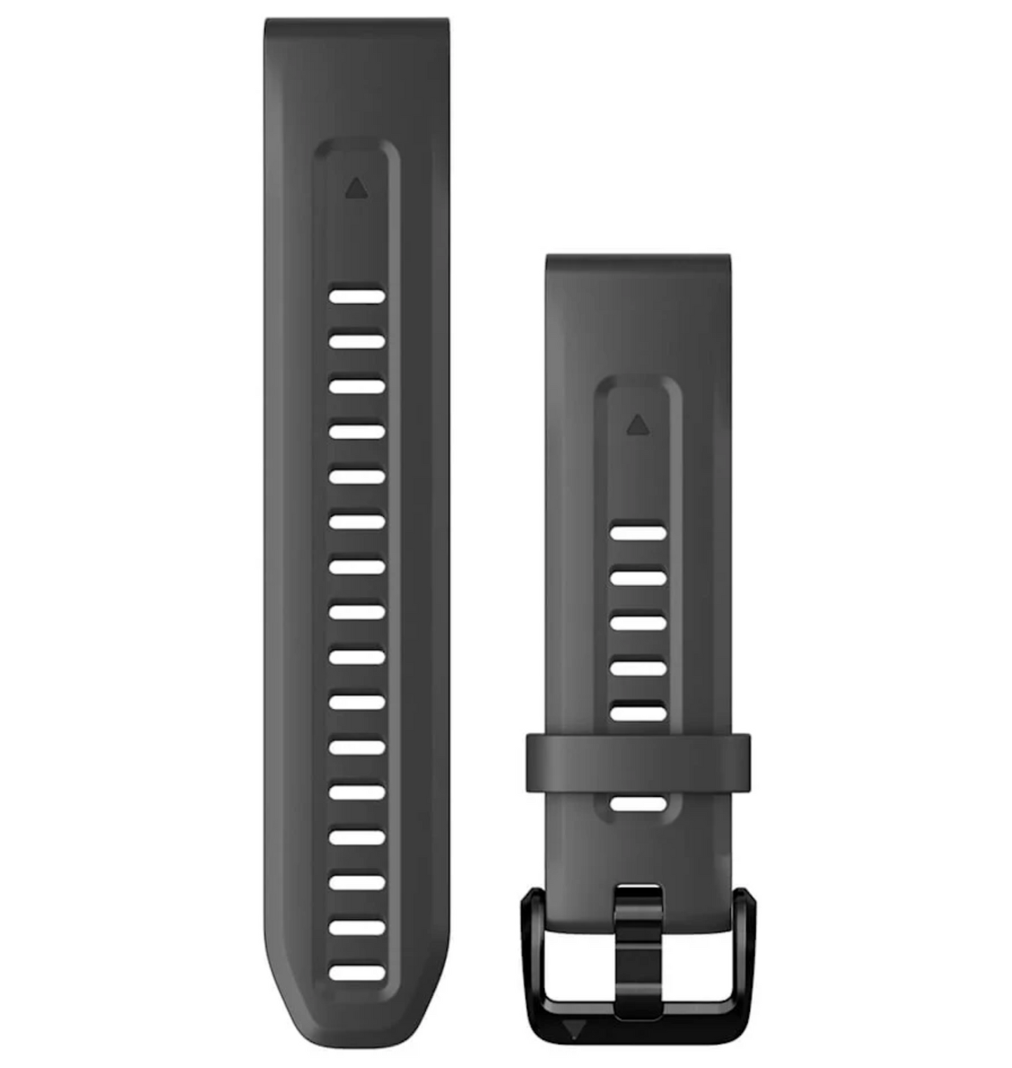 QuickFit® 20 Watch Bands Graphite Silicone