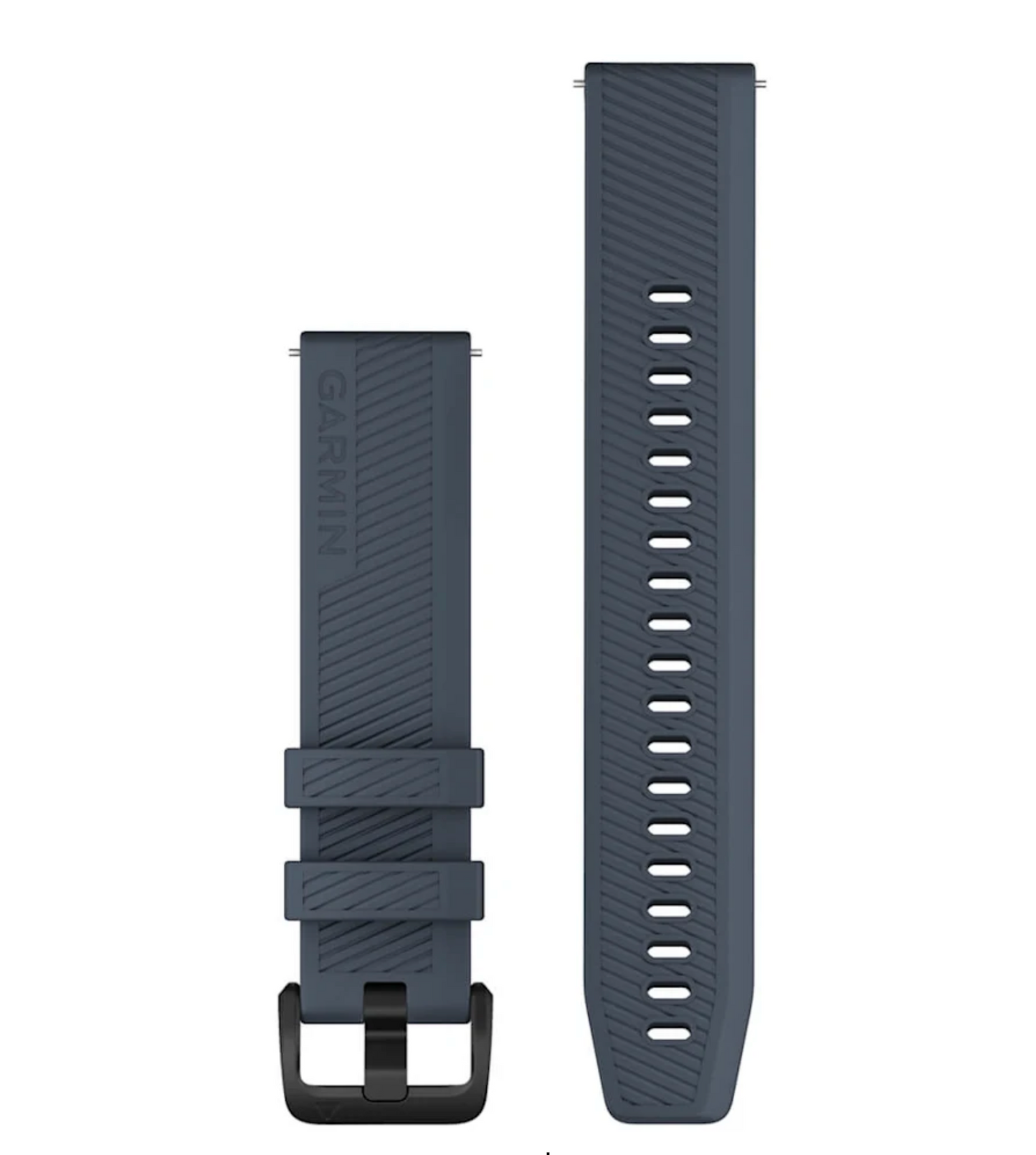 Quick Release Bands (20 mm) Granite Blue with Black Hardware