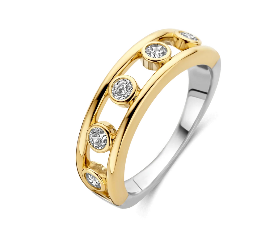 Open Circle Zirconia Ring