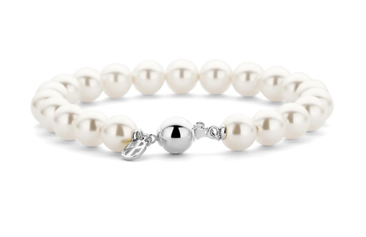 Icon Pearl Silver Bracelet