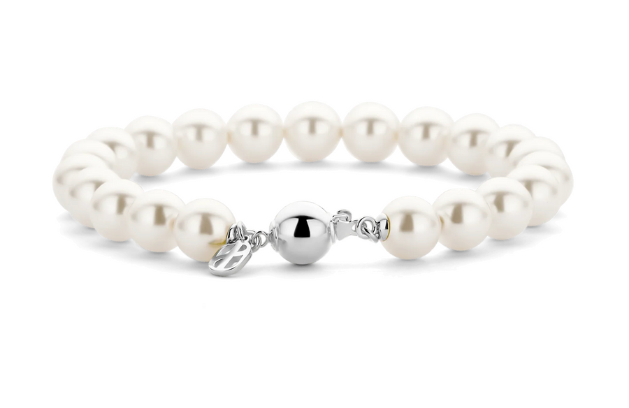 Icon Pearl Silver Bracelet