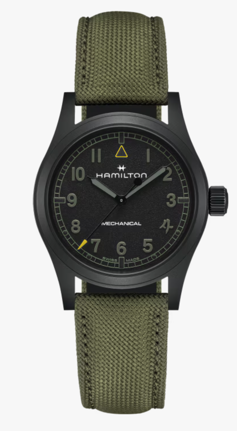 HAMILTON KHAKI FIELD MECHANICAL 38MM CALL OF DUTY MODERN WARFARE 4 | Hamilton | Luby 
