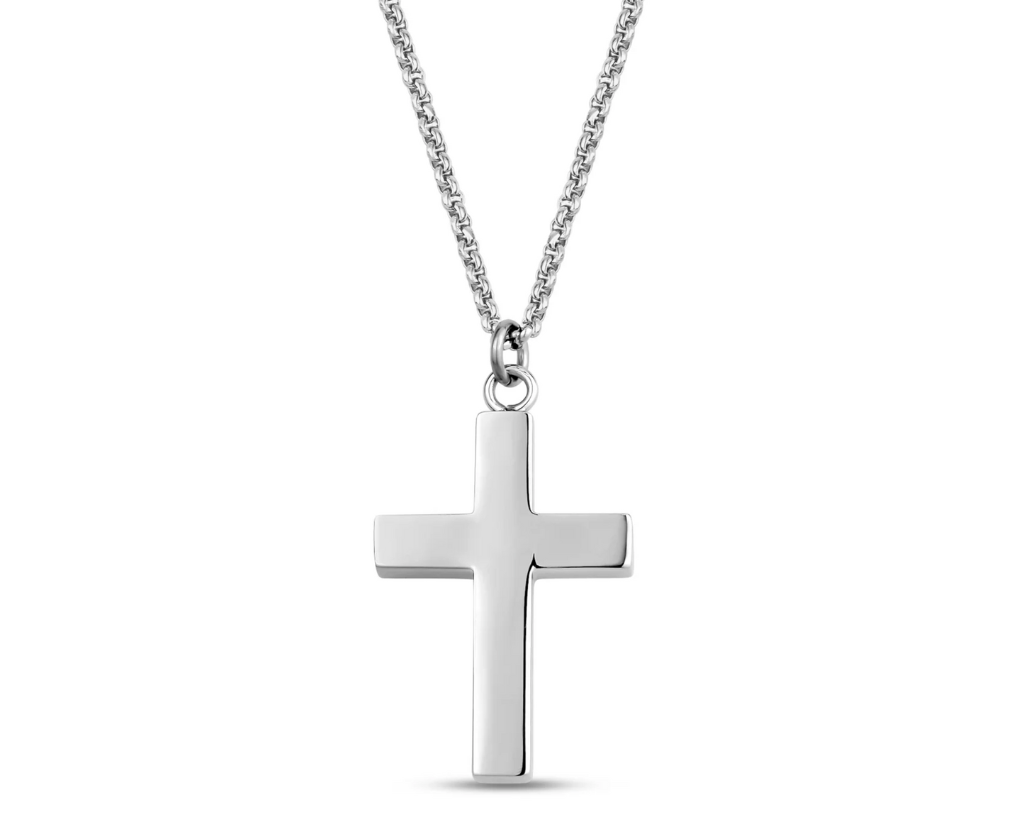 Cross Pendant Stainless Steel A.R.Z.