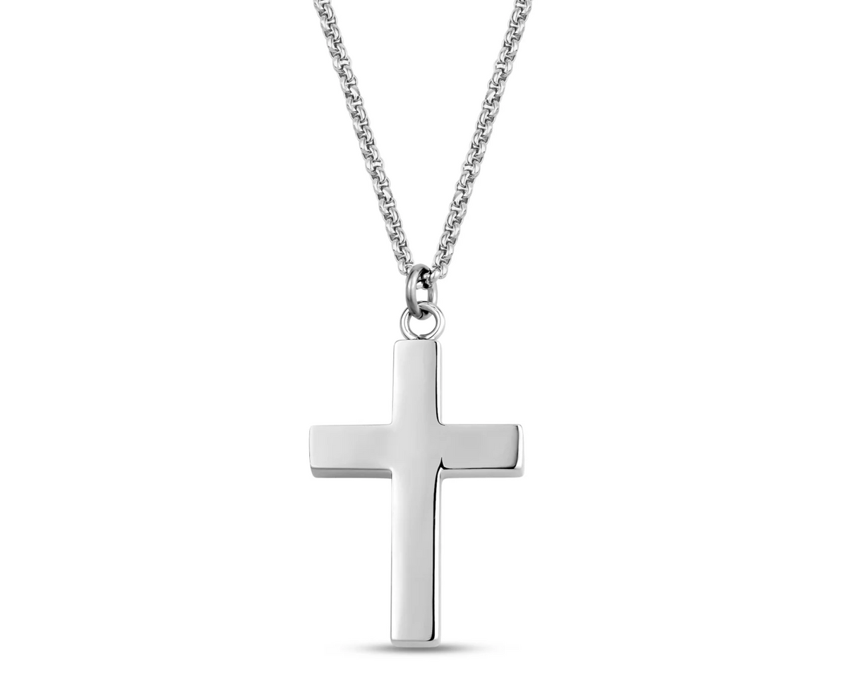 Cross Pendant Stainless Steel A.R.Z. | ARZ Steel | Luby 