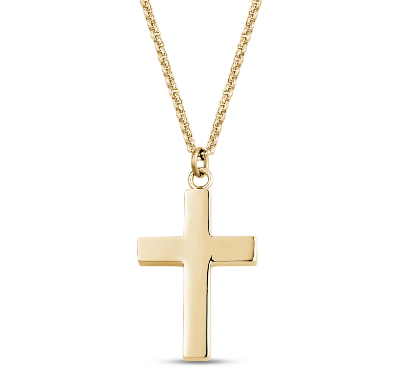 Cross Pendant Stainless Steel A.R.Z.