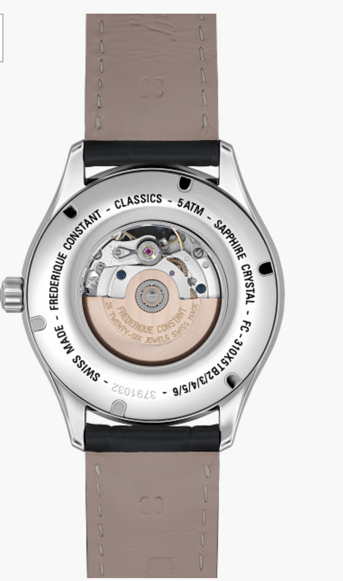 CLASSICS Heart Beat Automatic | Frederique Constant | Luby 