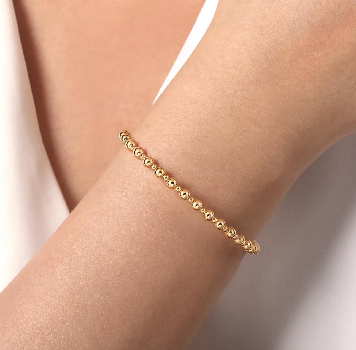 14K Yellow Gold Bujukan Open Bangle | Gabriel & Co. | Luby 