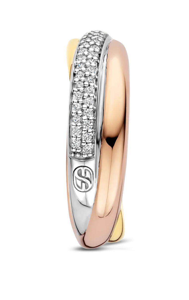 TI SENTO Ring Gilded