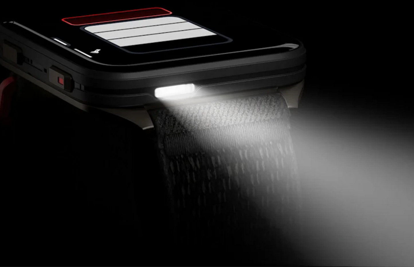 Venu® X1 Black with Slate Titanium Caseback and Black ComfortFit Nylon Band