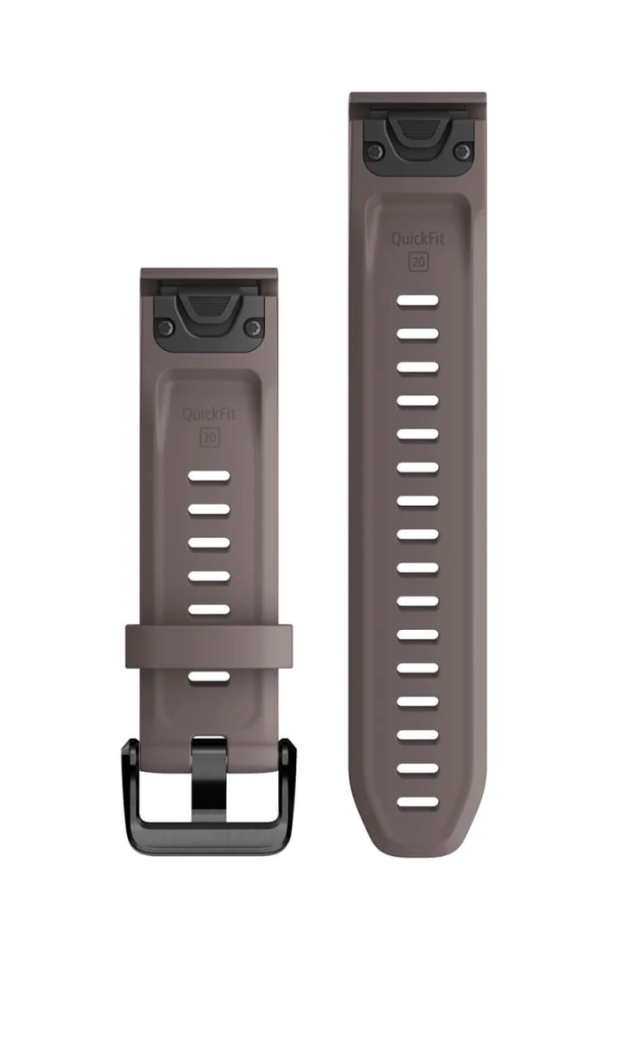 Garmin QuickFit® 20 Watch Bands Shale Gray Silicone