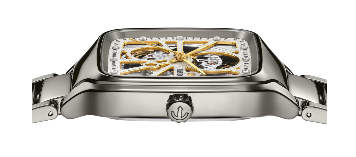 RADO TRUE SQUARE AUTOMATIC OPEN HEART SPARKLING