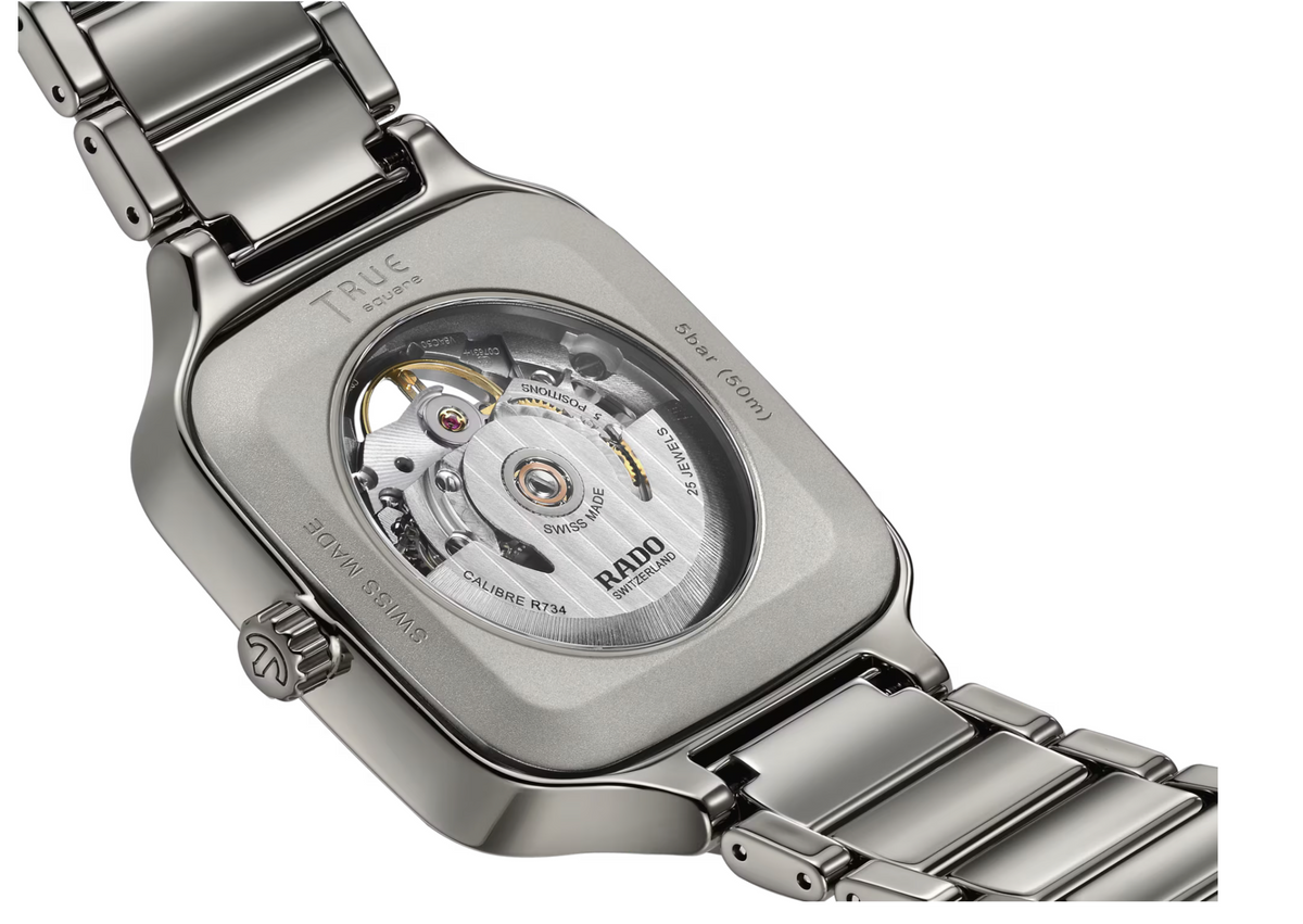 RADO TRUE SQUARE AUTOMATIC OPEN HEART SPARKLING