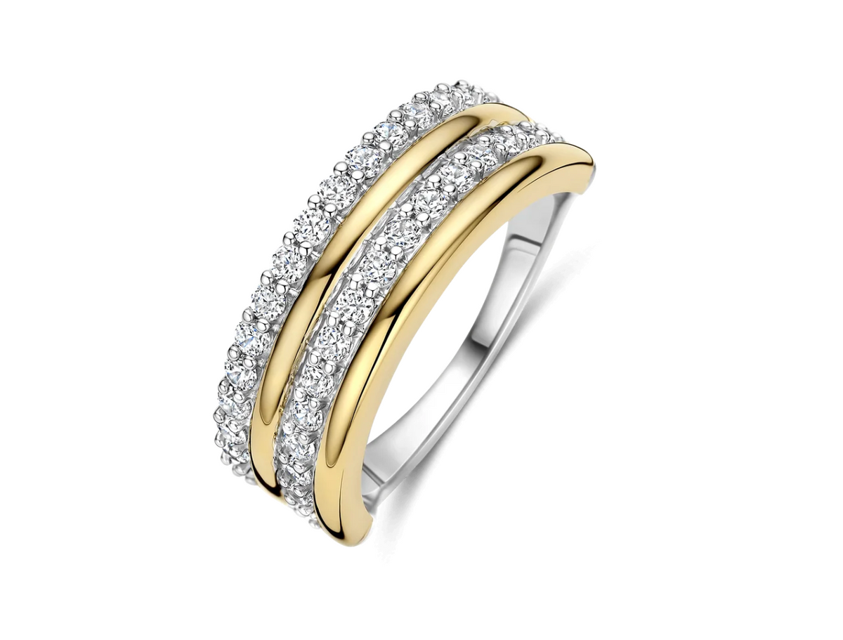 Zirconia Layered Ring - M model Ring | Ti Sento Milano | Luby 