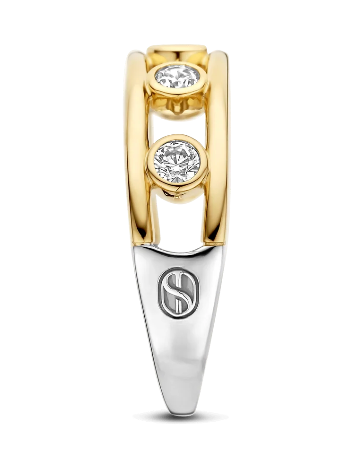 Open Circle Zirconia Ring