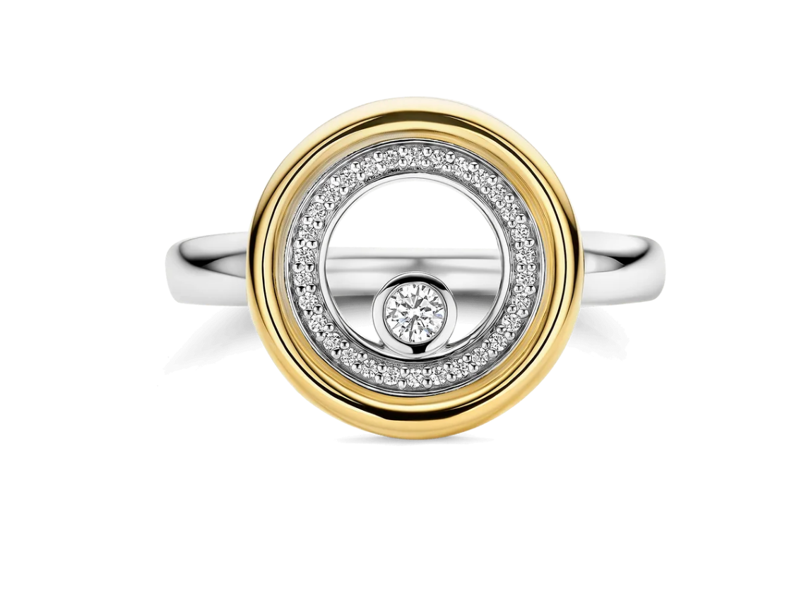 Zirconia Circle Ring