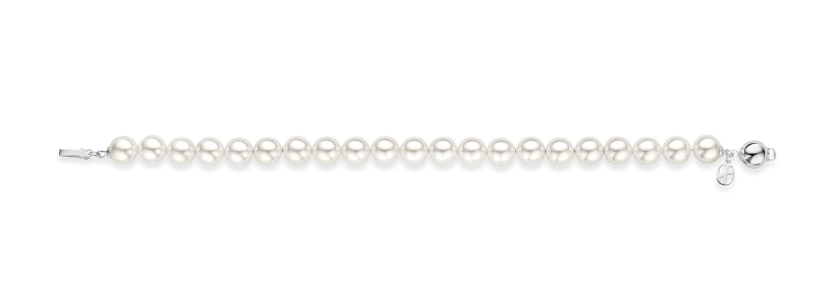 Icon Pearl Silver Bracelet