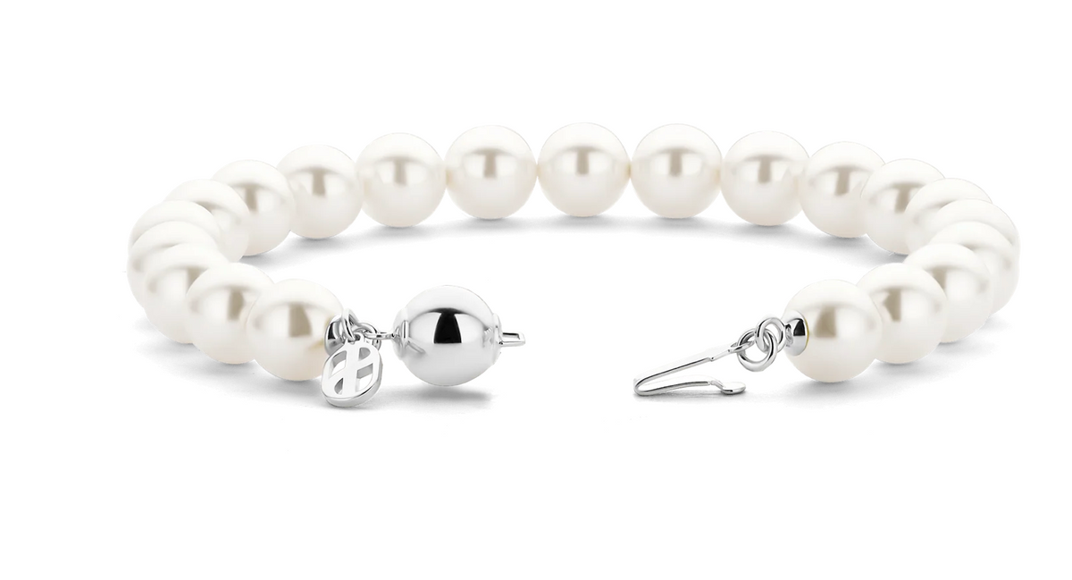 Icon Pearl Silver Bracelet