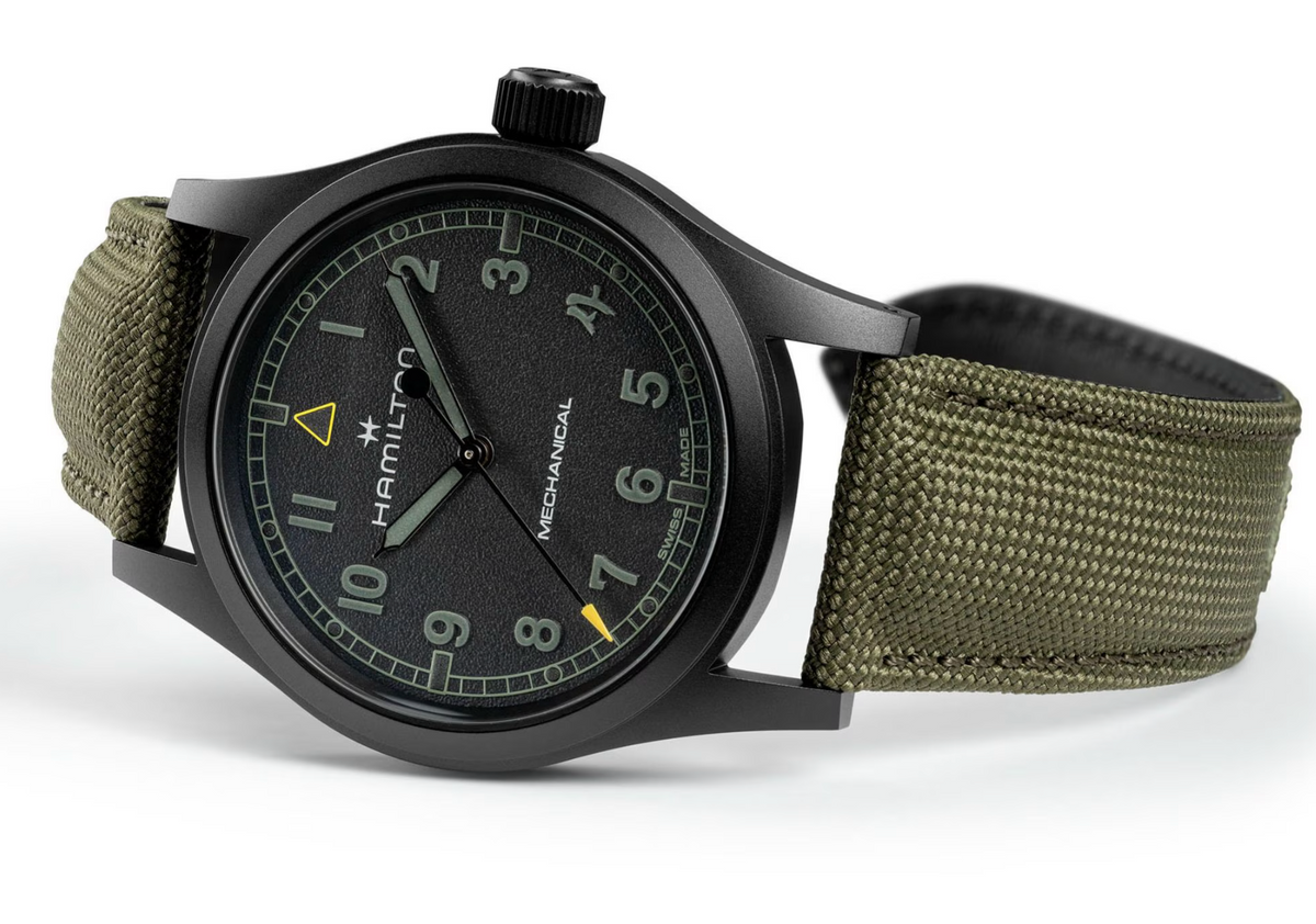 HAMILTON KHAKI FIELD MECHANICAL 38MM CALL OF DUTY MODERN WARFARE 4 | Hamilton | Luby 