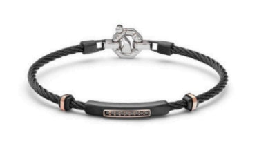 Baraka Black & Rose Gold  PVD Bracelet