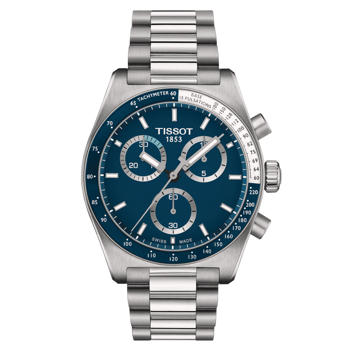 Tissot PR516 Chronograph Blue Dial