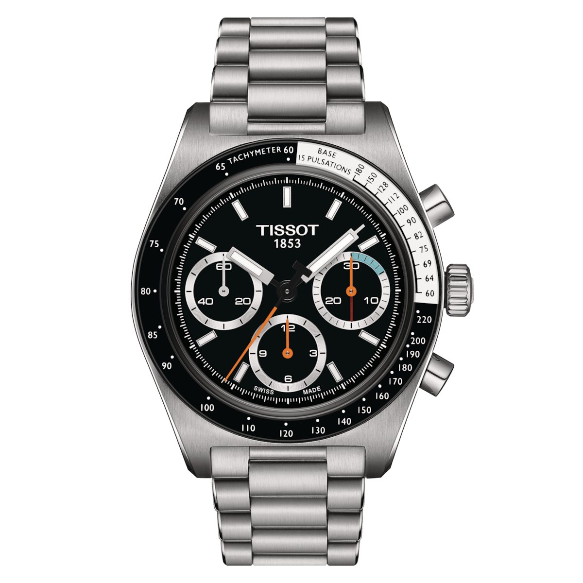 Tissot PR516 Mechanical Chronograph Black Dial