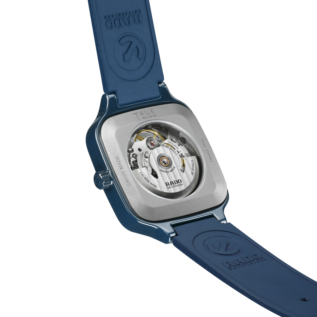 True Square Automatic Blue Skeleton | Rado | Luby 