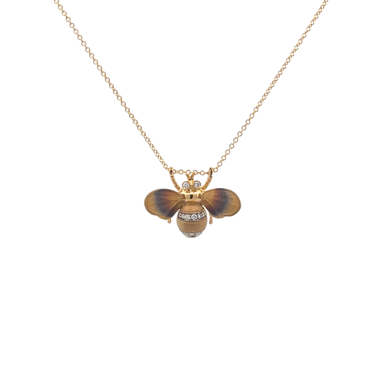 Simon G Pendant In 18K Gold With Diamonds