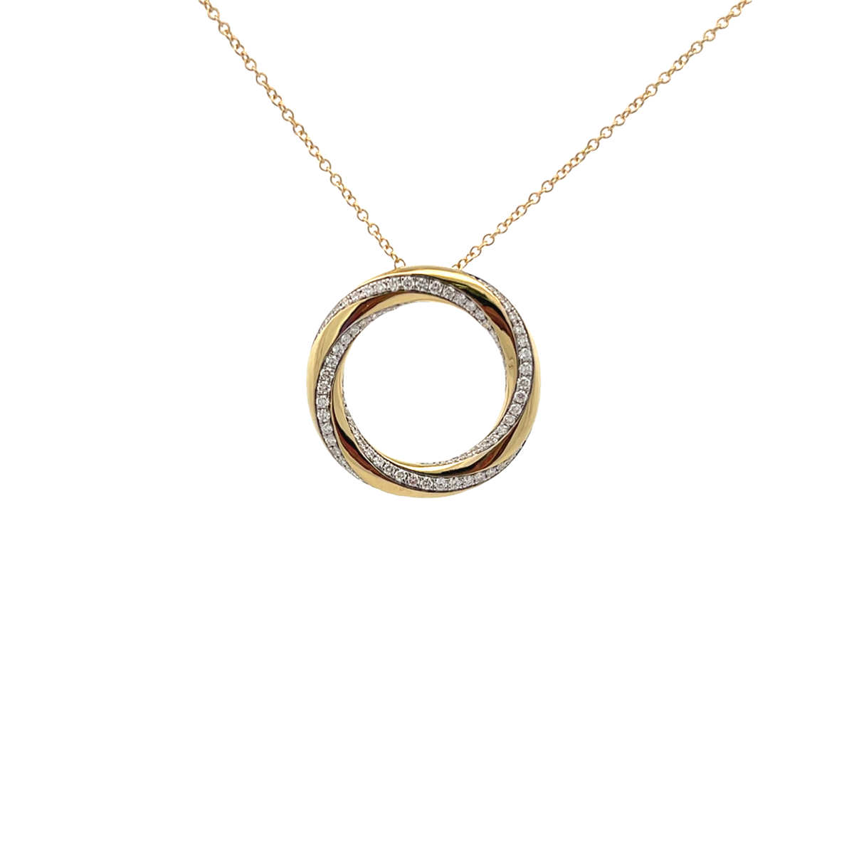 Simon G  Pendant Necklace In 18K Gold With Diamonds | Simon G | Luby 