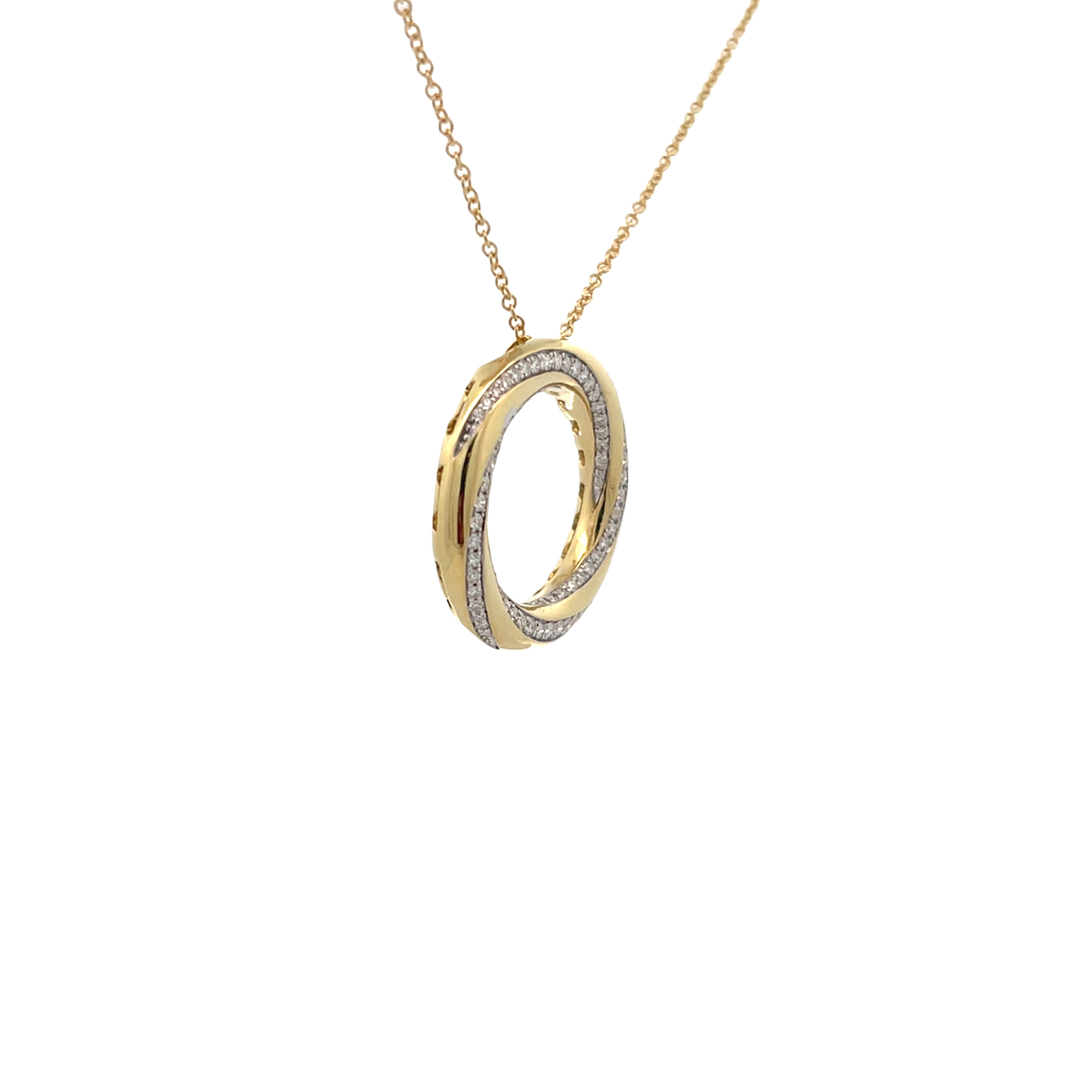 Simon G  Pendant Necklace In 18K Gold With Diamonds