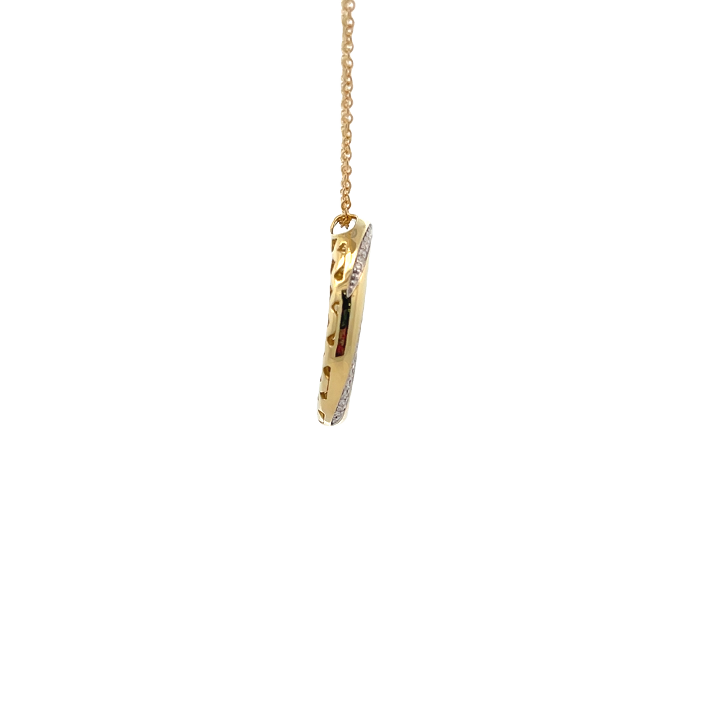 Simon G  Pendant Necklace In 18K Gold With Diamonds