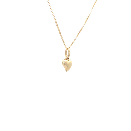 14k Gold Heart Pendant