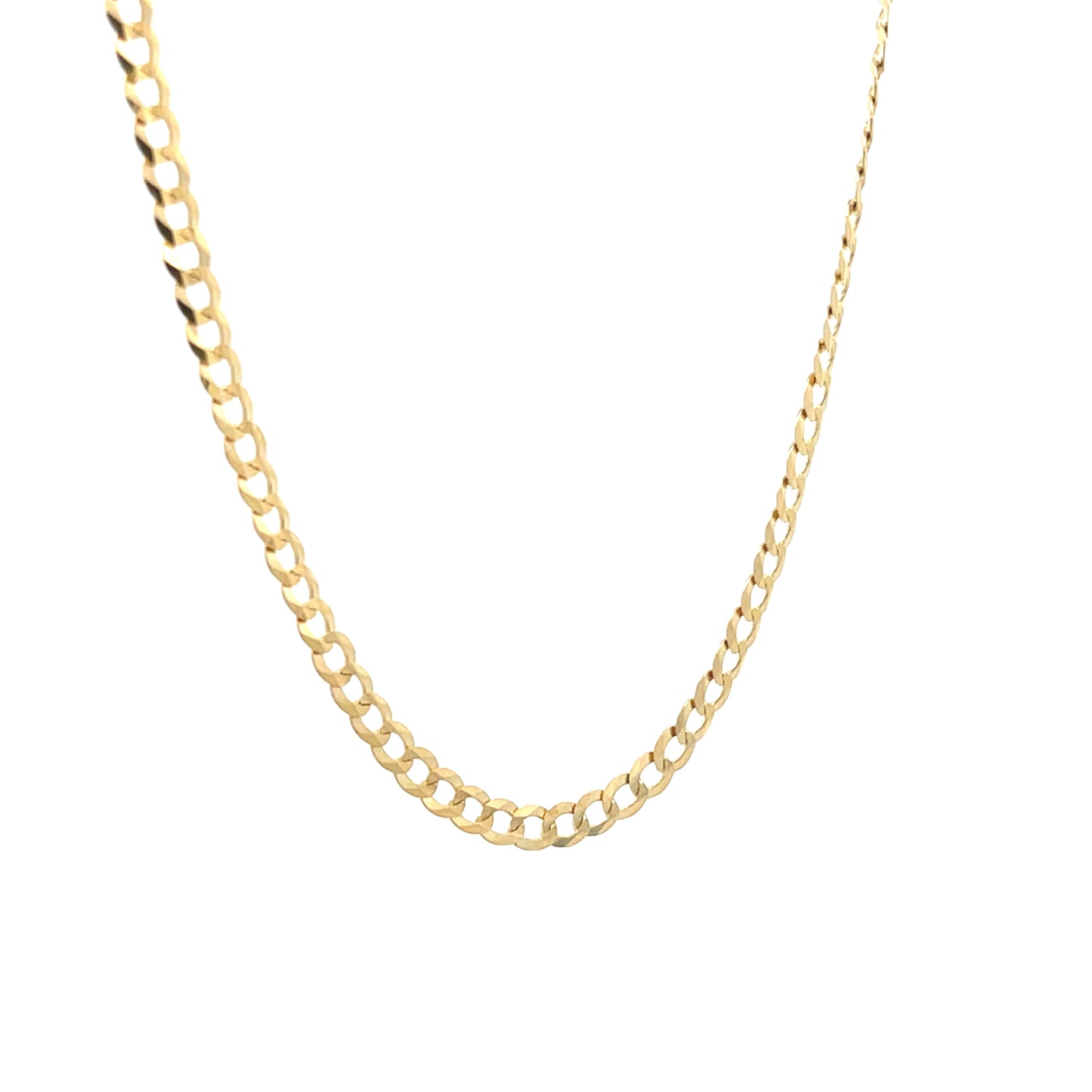 14k Gold Solid Cuban Chain