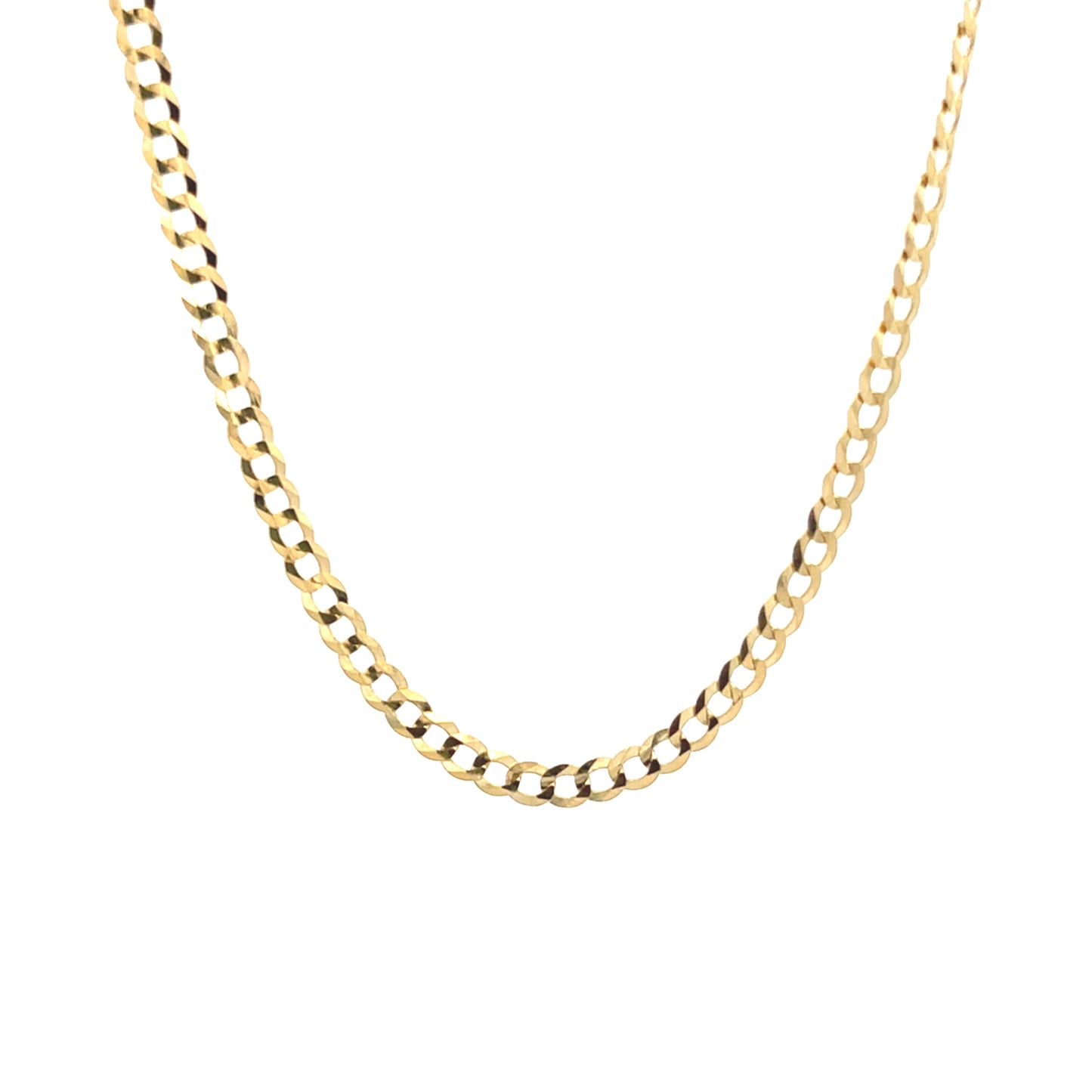 14k Gold Solid Cuban Chain