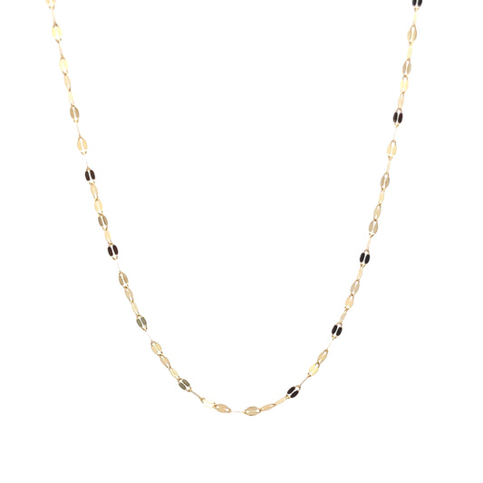 14k Gold Sparkling Chain