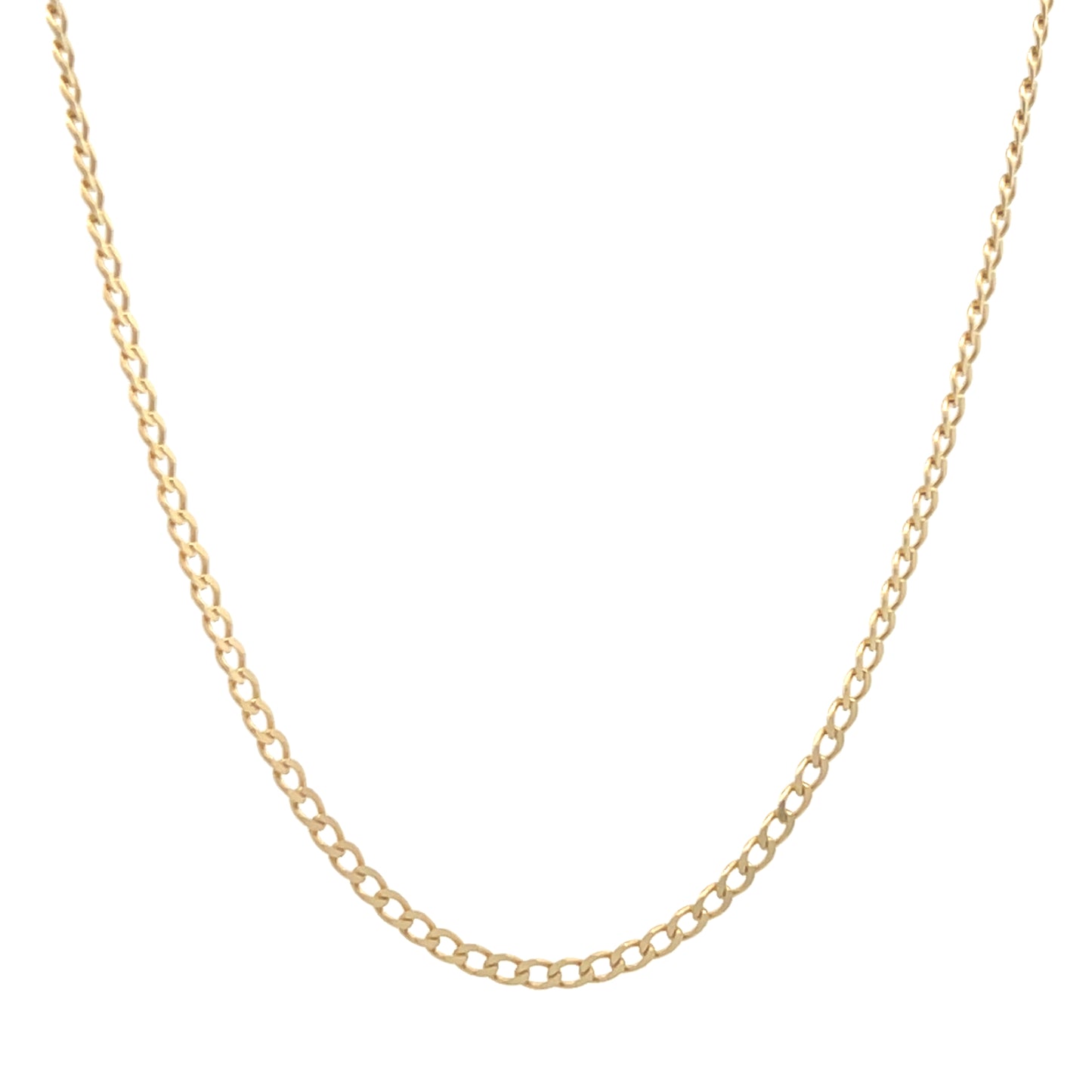 14K Gold Diamond Cut Small Cuban Chain | Luby Gold Collection | Luby 