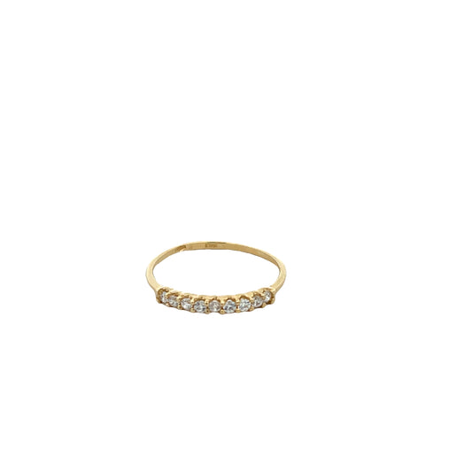 14k Gold CZ Ring | Luby Gold Collection | Luby 