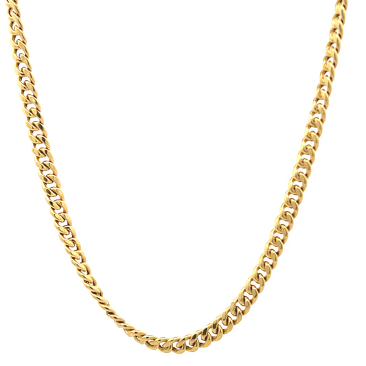 14K Gold Cuban Chain | Luby Gold Collection | Luby 