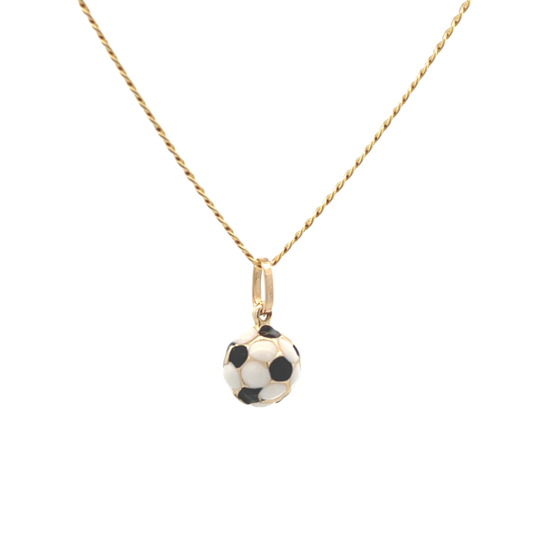 14k Gold Soccer Ball Pendant | Luby Gold Collection | Luby 