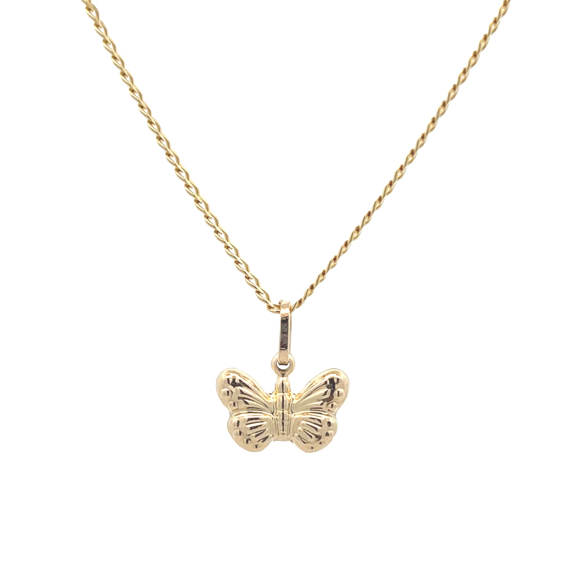 14k Gold Butterfly Pendant | Luby Gold Collection | Luby 