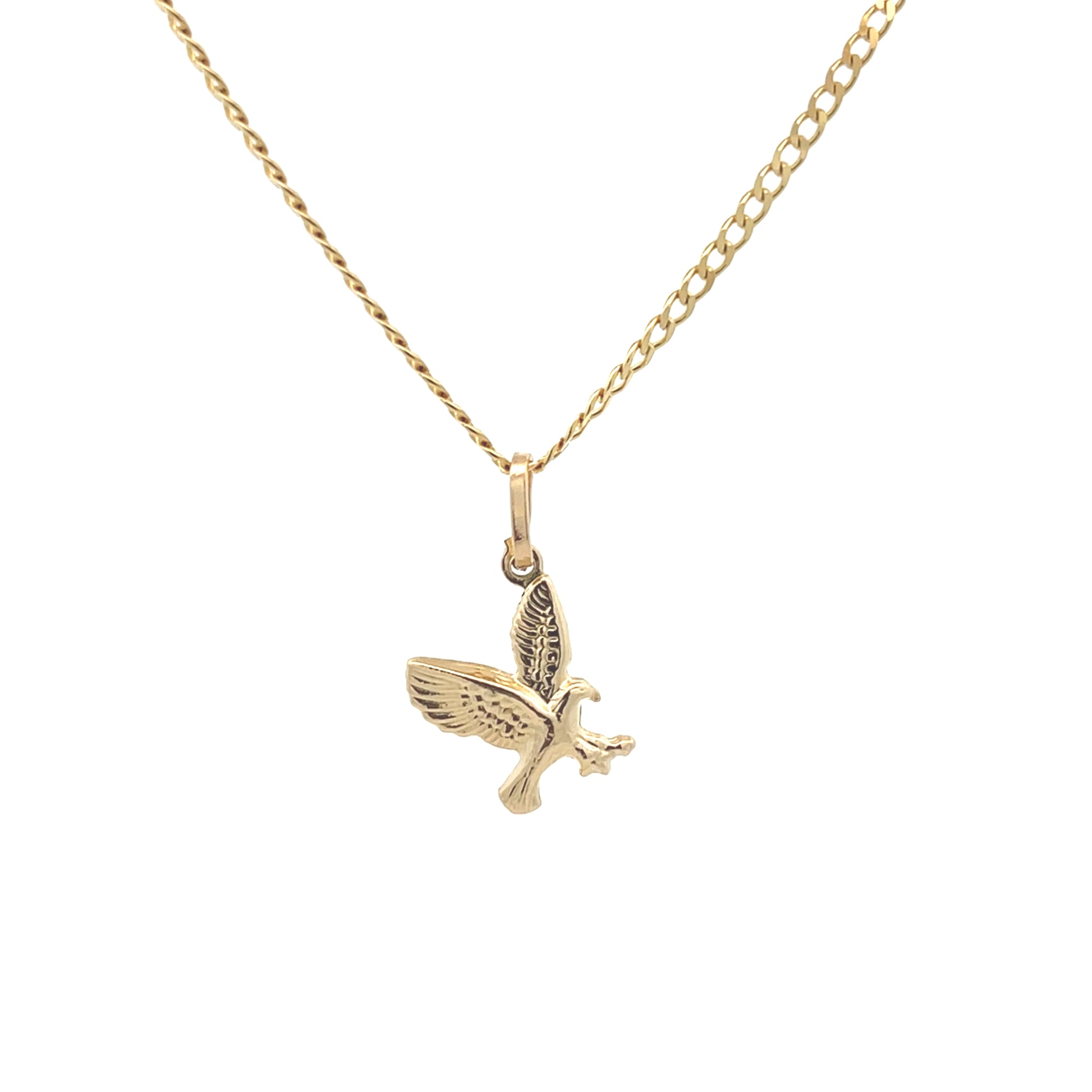 14k Gold Eagle Pendant | Luby Gold Collection | Luby 