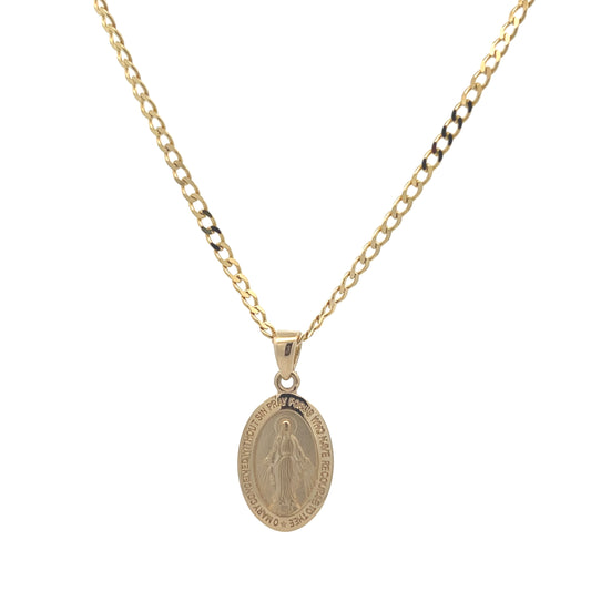 14K Gold La Milagrosa Pendant | Luby Gold Collection | Luby 