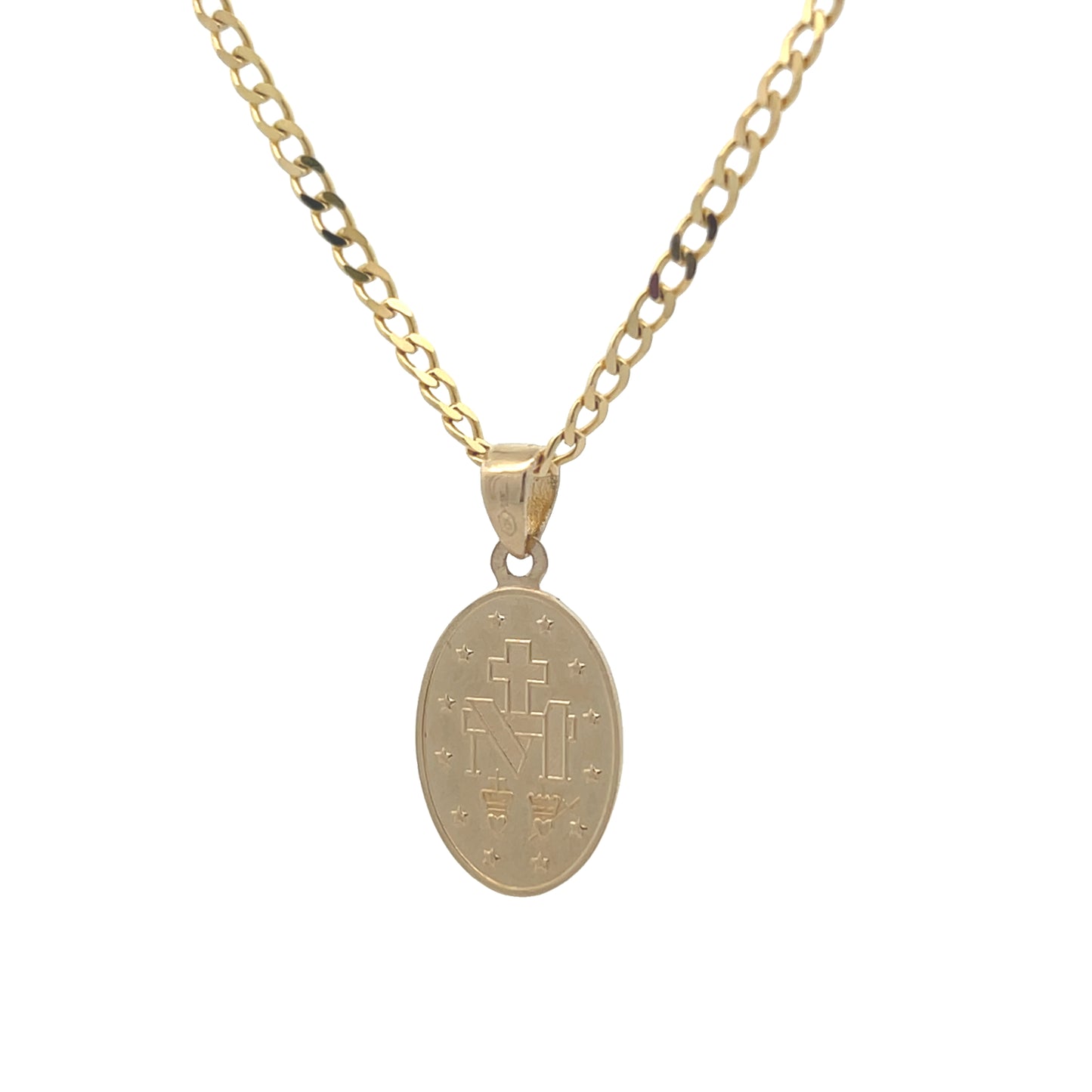 14K Gold La Milagrosa Pendant | Luby Gold Collection | Luby 