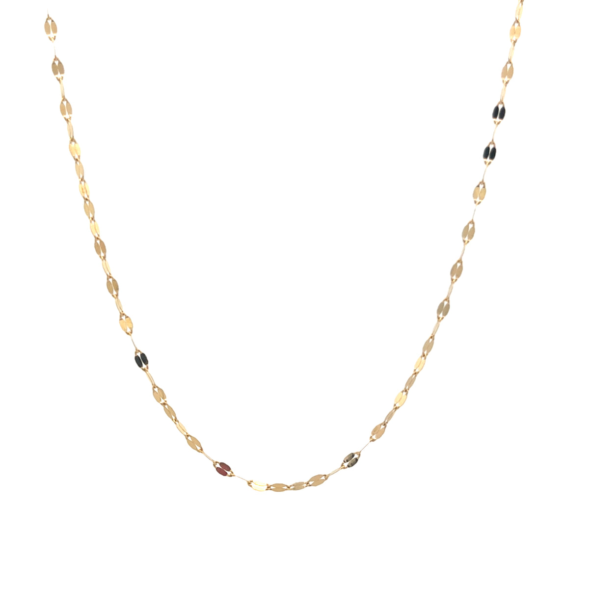 14K Gold Fancy Seed Link | Luby Gold Collection | Luby 