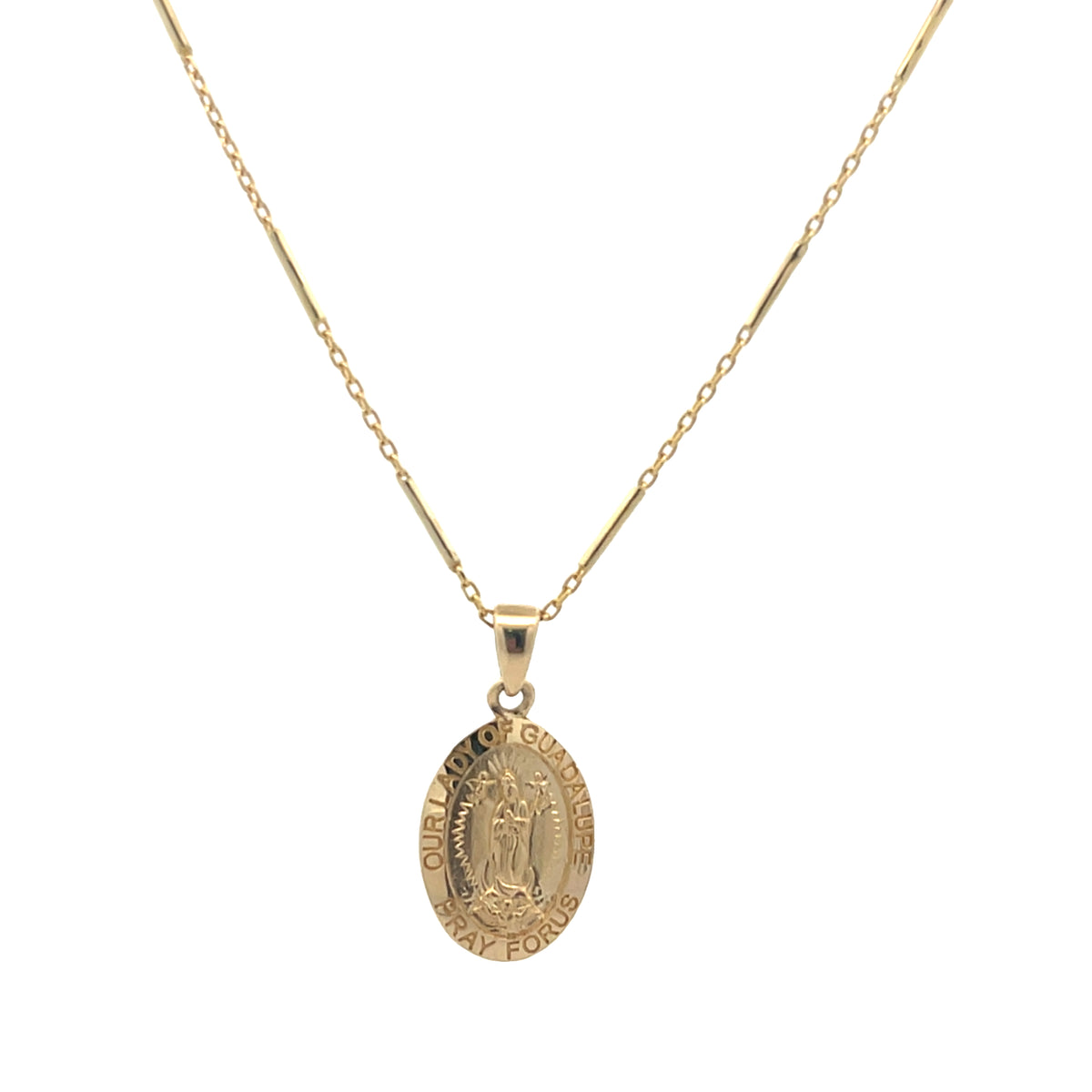 14K Gold Guadalupe Pendant | Luby Gold Collection | Luby 